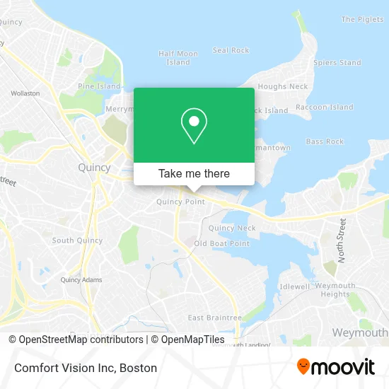 Comfort Vision Inc map