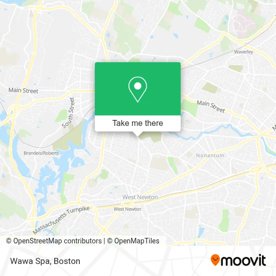Wawa Spa map
