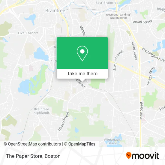 The Paper Store map