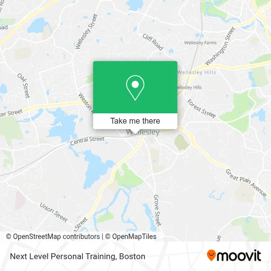 Next Level Personal Training map