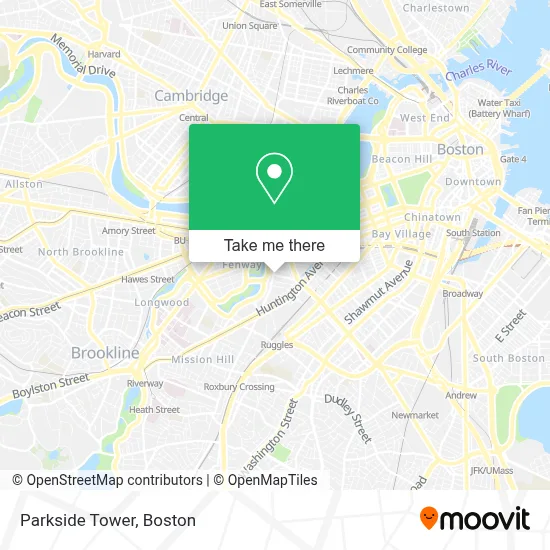 Parkside Tower map