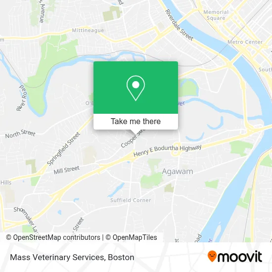 Mass Veterinary Services map