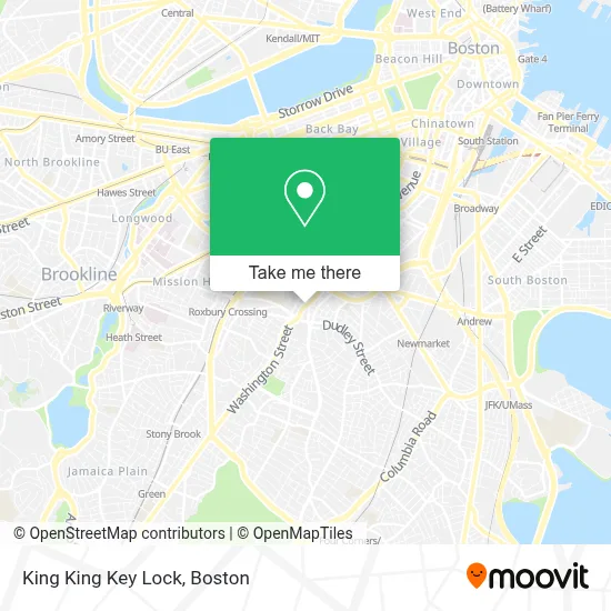 King King Key Lock map