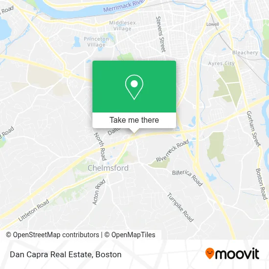 Dan Capra Real Estate map