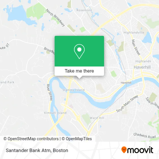 Santander Bank Atm map