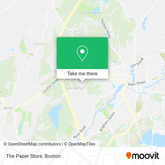 The Paper Store map