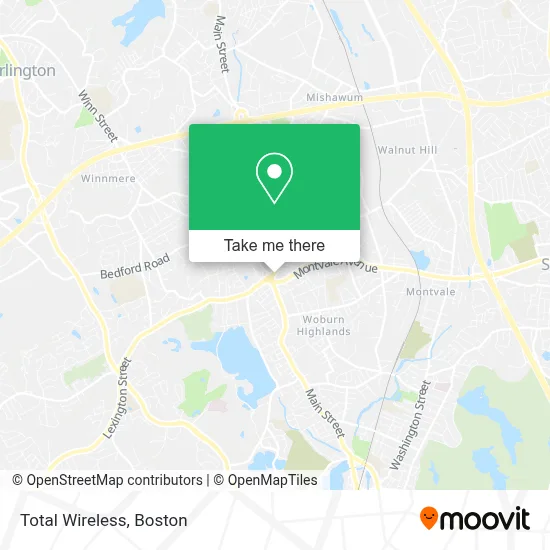 Total Wireless map
