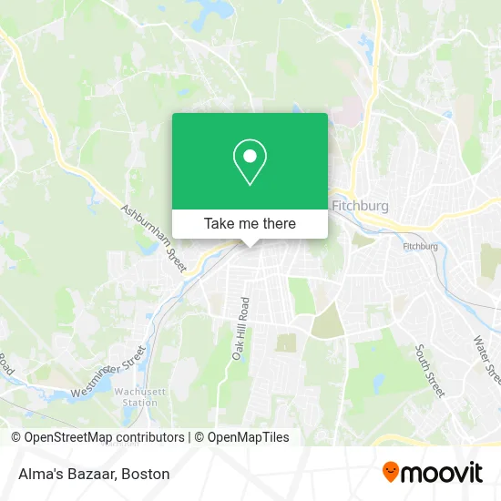 Alma's Bazaar map