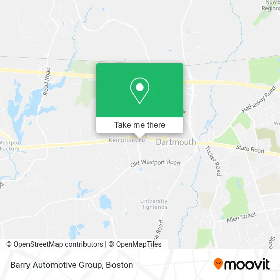 Barry Automotive Group map