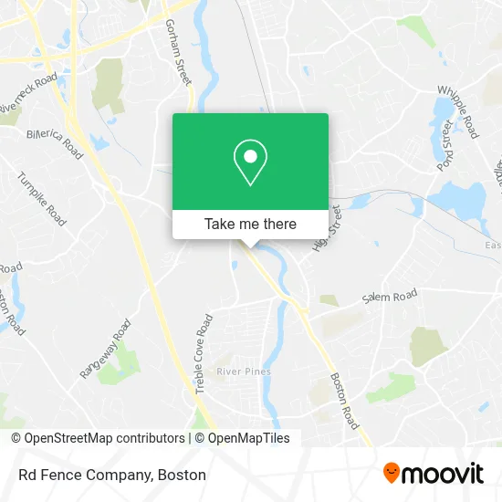 Rd Fence Company map