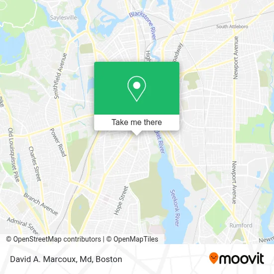 David A. Marcoux, Md map
