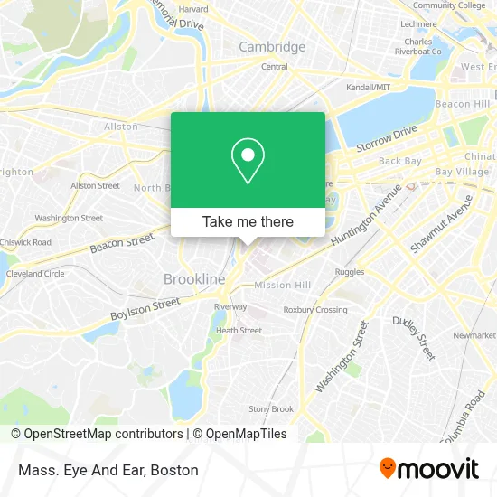 Mass. Eye And Ear map