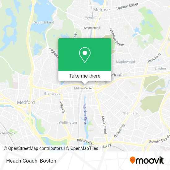 Heach Coach map