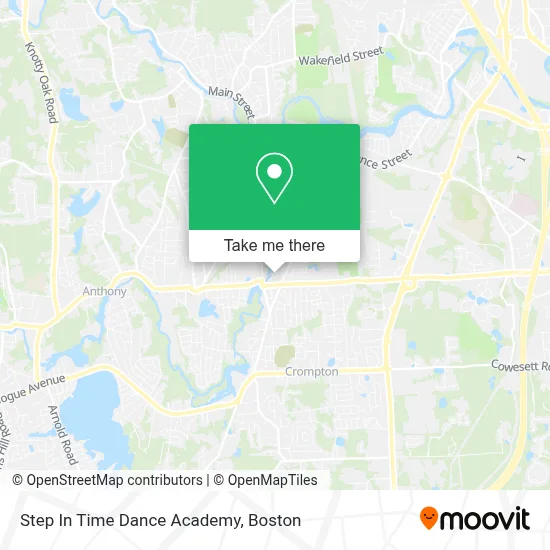 Step In Time Dance Academy map