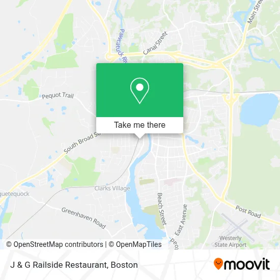 J & G Railside Restaurant map