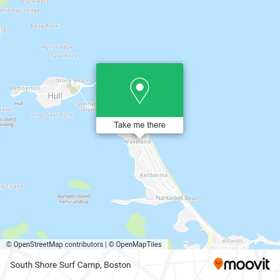South Shore Surf Camp map