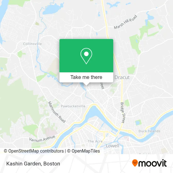 Kashin Garden map