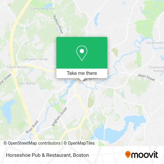 Horseshoe Pub & Restaurant map