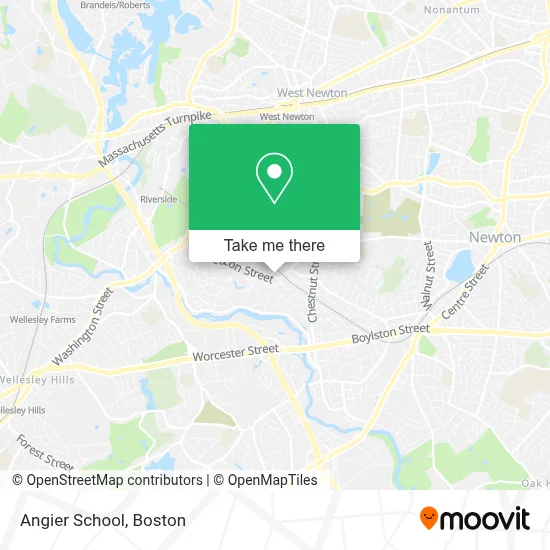 Angier School map