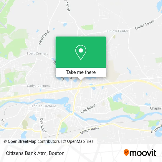 Citizens Bank Atm map