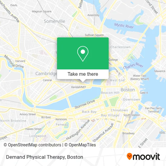Demand Physical Therapy map
