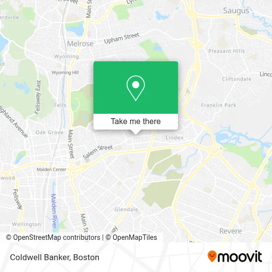 Coldwell Banker map