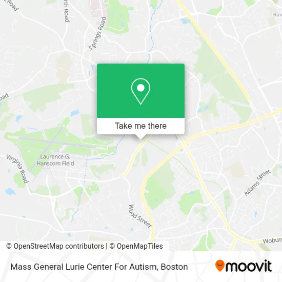 Mass General Lurie Center For Autism map