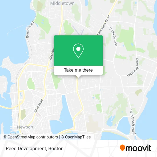 Reed Development map