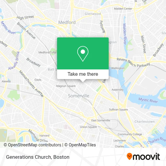 Generations Church map
