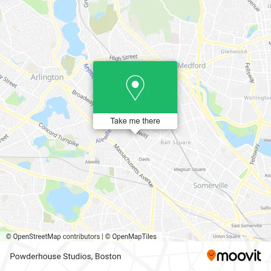 Powderhouse Studios map