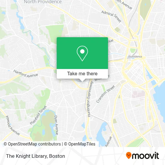 The Knight Library map