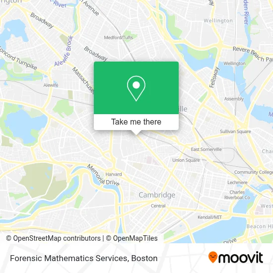 Forensic Mathematics Services map