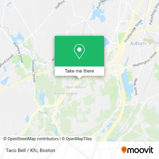 Taco Bell / Kfc map
