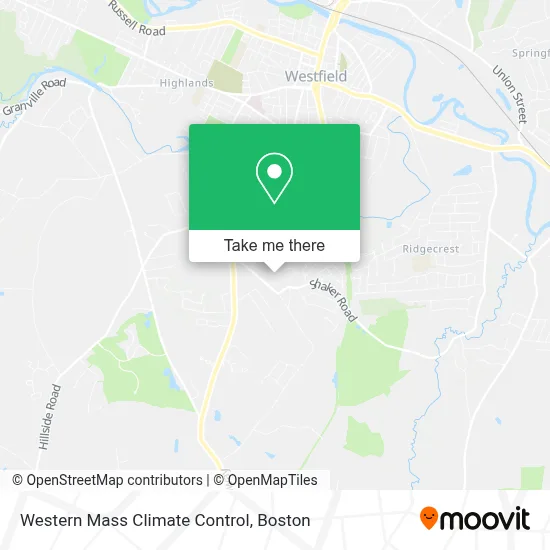 Western Mass Climate Control map