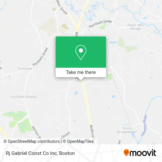 Rj Gabriel Const Co Inc map