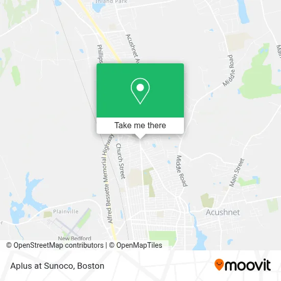 Aplus at Sunoco map