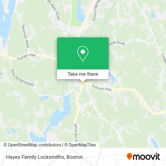 Hayes Family Locksmiths map