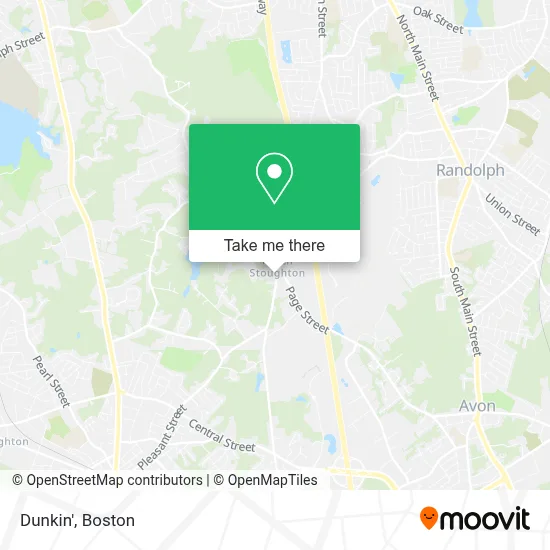 Dunkin' map