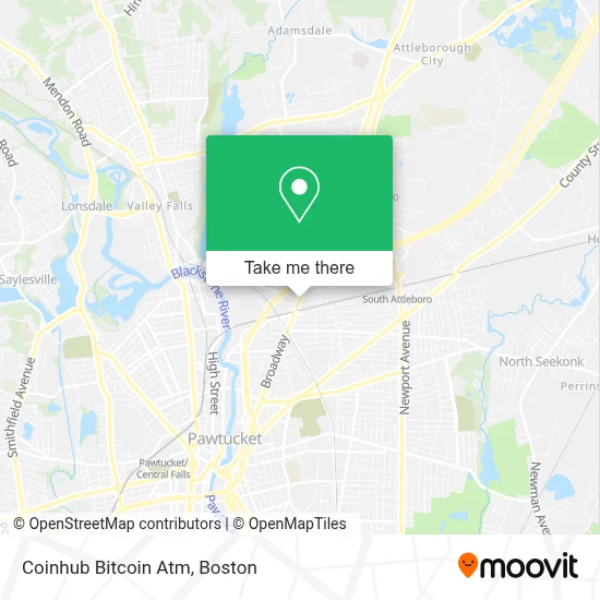 Coinhub Bitcoin Atm map
