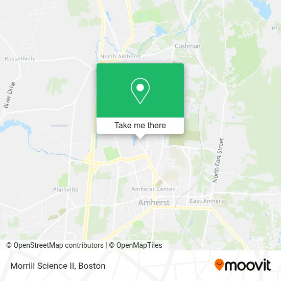 Morrill Science II map
