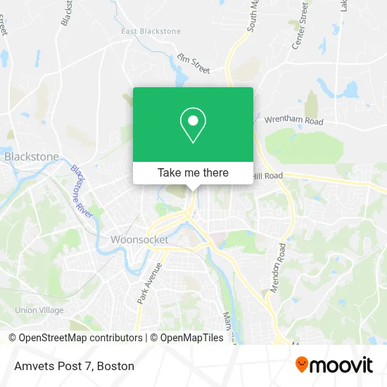 Amvets Post 7 map