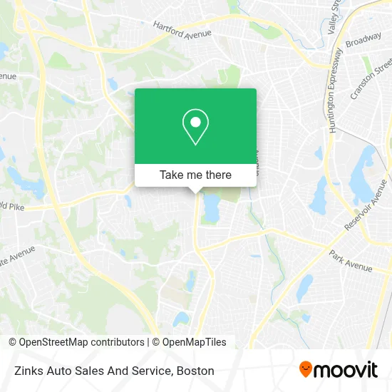 Zinks Auto Sales And Service map