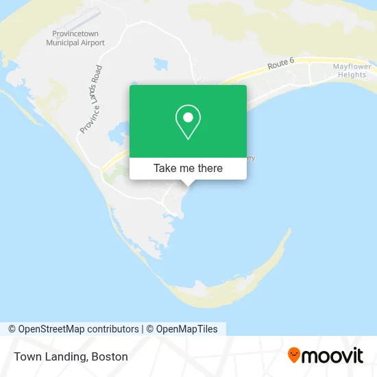 Town Landing map