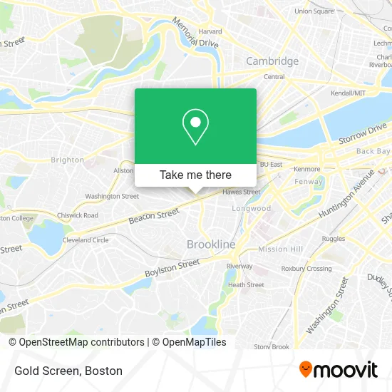 Gold Screen map