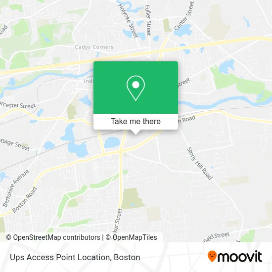 Ups Access Point Location map