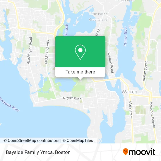Bayside Family Ymca map