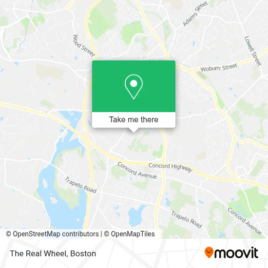 The Real Wheel map