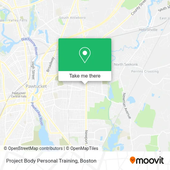 Project Body Personal Training map