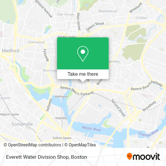 Everett Water Division Shop map