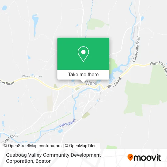 Quaboag Valley Community Development Corporation map